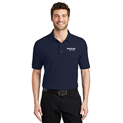 PORT AUTHORITY HEAVYWEIGHT COTTON POLO W/ POCKET